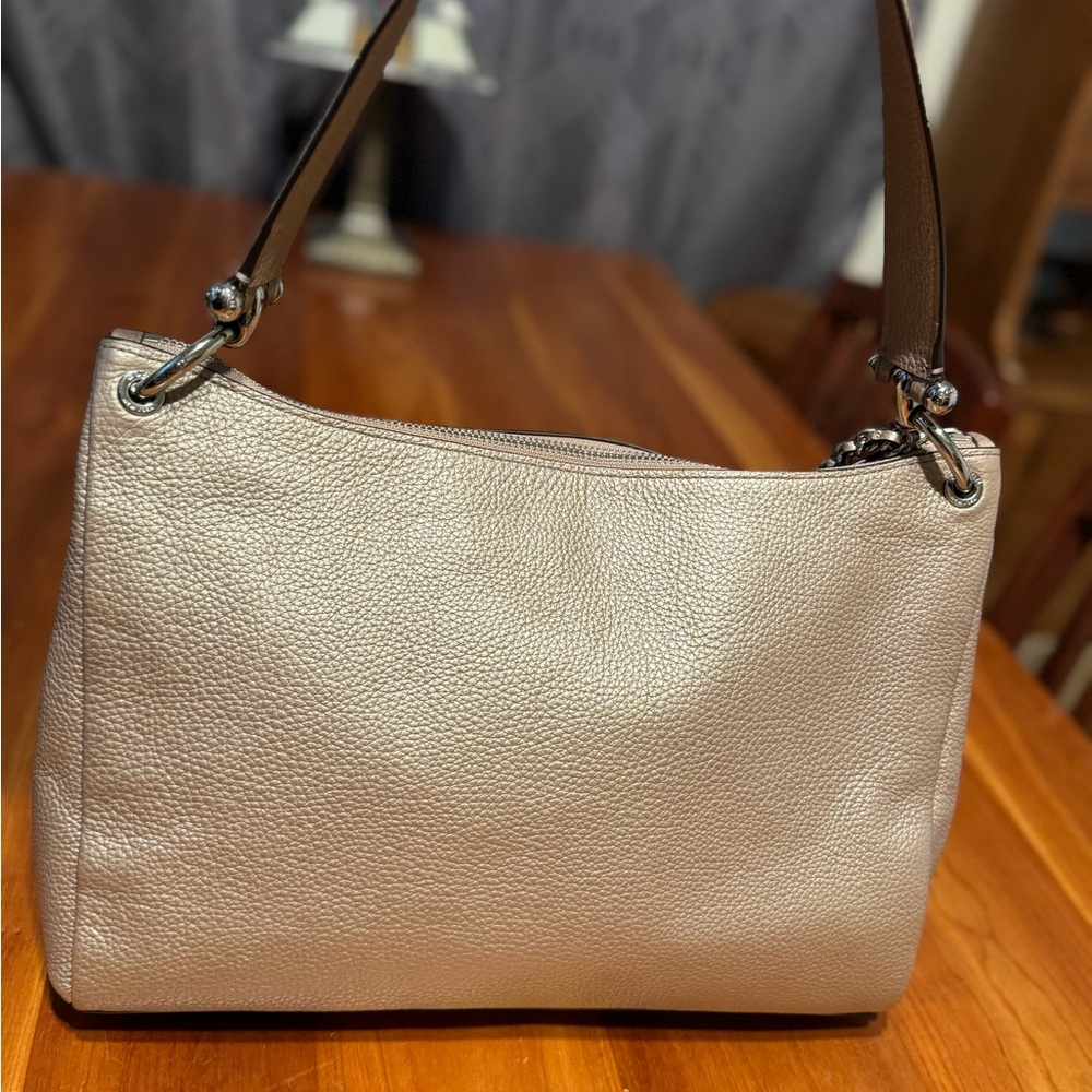 Coach gold leather handbag - Picture 6 of 16